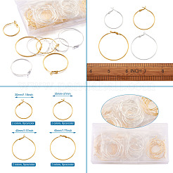 Латунные серьги обруча&nbsp;KK-TA0007-79-NF