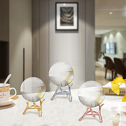 3 шт. 3 цвета ветка хрустальный шар дисплей стенд сплав металлическое основание ODIS-BC0001-09