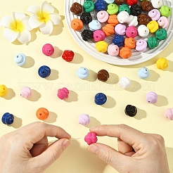 30 шт. Непрозрачные акриловые бусины&nbsp;OACR-YW0003-87A