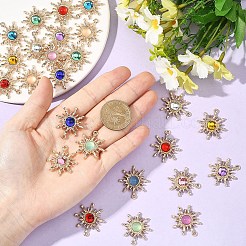 39шт 13 цвета прозрачные подвески из смолы&nbsp;FIND-YW0009-57