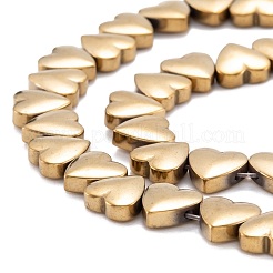 Немагнитные синтетический гематит бисер пряди G-B014-10B-06