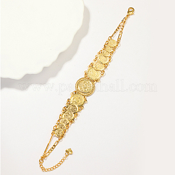 Изысканные латунные браслеты-цепочки для женщин в ближневосточном стиле из латуни&nbsp;XX1389