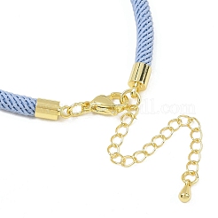 Изготовление браслета из круглого нейлонового шнура миланского плетения толщиной 4.5 мм BJEW-I245-01G-32