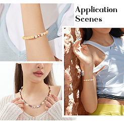 500шт 5 стиля покрытия акриловых бусин&nbsp;SACR-BY0001-03