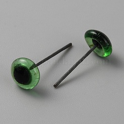 Глаза из иглы для валяния из стекла DOLL-WH0002-16G