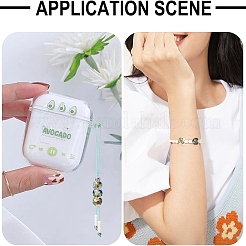 15 шт. бусины ручной работы в технике перегородчатой эмали&nbsp;CLB-YW0001-01A