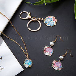 Подвески из эмали и сплава&nbsp;ENAM-AR0001-06