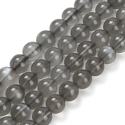 Натуральный черный лунный камень бисер пряди&nbsp;G-L631-A05-6mm