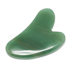 Естественные зеленые авантюрины gua sha доски G-S336-57A