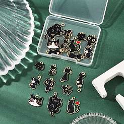 20шт 10 стиля подвески из сплава с эмалью&nbsp;ENAM-FP0002-95