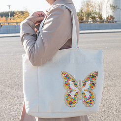 Аксессуары для вышивки бабочкой из полиэстера DIY-WH0502-88