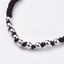 Регулируемые плетеные браслеты из бисера и кольца комплекты украшений SJEW-JS01033-03