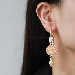 40 шт. 2 стиля плоские круглые соединительные подвески из сплава&nbsp;FIND-GO0001-33