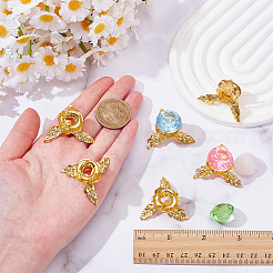 6 шт. держатель для хрустального шара из сплава&nbsp;AJEW-AR0005-40