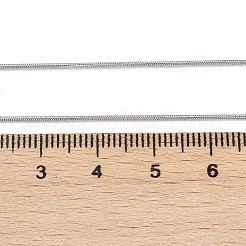 Не тускнеющие классические простые мужские и женские ожерелья-змейки из нержавеющей стали 304&nbsp;X-STAS-M174-018P-B