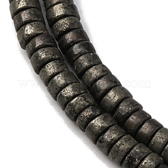 Природного пирита бисер нитей G-L624-I13-2x4mm