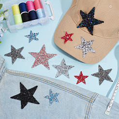 1 комплект блестящих страз для исправления ситуации DIY-FG0005-64