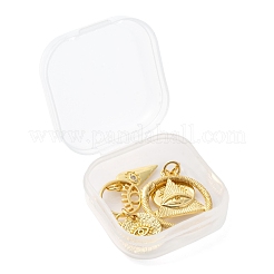 6шт 6 стиля латунные подвески с грубой поверхностью KK-LS0001-50