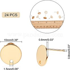 Фурнитура для сережек-гвоздиков из нержавеющей стали 304 STAS-UN0016-76G