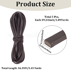5 шт. шнуры из микрофибры и искусственной кожи WL-CL0001-13A-02
