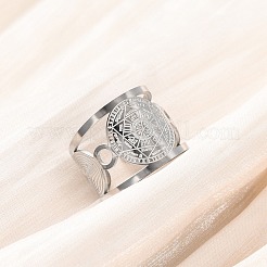 Кольца-манжеты из нержавеющей стали 304&nbsp;RJEW-D337-06P