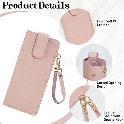 1 шт. сумки для хранения очков из искусственной кожи&nbsp;AJEW-CN0005-76C