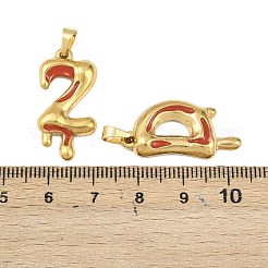 Подвески из нержавеющей стали 304 с эмалью&nbsp;STAS-Z174-01G