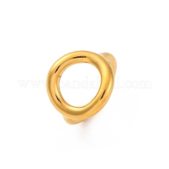 Открытое манжетное кольцо из нержавеющей стали 304&nbsp;RJEW-Z082-01E-G