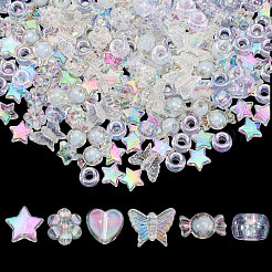 1640шт 6 стиля акриловые бусины&nbsp;TACR-CA0001-32
