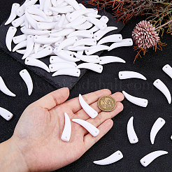 100 шт. Непрозрачные акриловые подвески&nbsp;MACR-FH0001-29