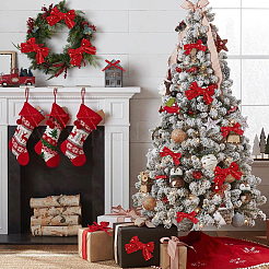 3 рулон 3-х видов полиэстеровой бархатной ленты со звездами OCOR-GA0002-52B