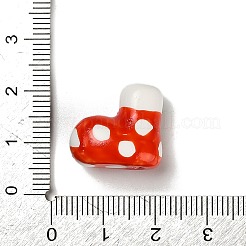 Рождественские фарфоровые бусины ручной работы PORC-L081-01B