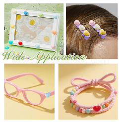 Кабошоны из непрозрачной смолы&nbsp;RESI-HS0001-08