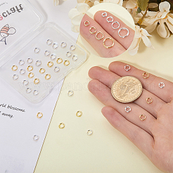 160 шт. 2-х цветные латунные разъемные кольца&nbsp;KK-BBC0023-08A