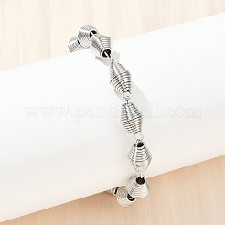 Браслеты-цепочки из нержавеющей стали 304 для женщин и мужчин BJEW-Z143-27P