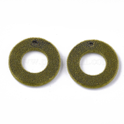 Флокированные акриловые подвески OACR-T005-08