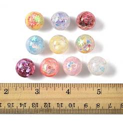 10 шт. 10-х цветная прозрачная смола с пайетками&nbsp;RESI-FS0002-25