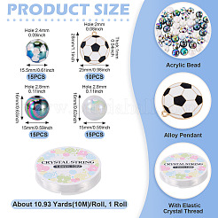 56шт наборы для самостоятельного изготовления растягивающихся браслетов&nbsp;DIY-TA0013-67