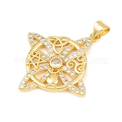 Латунные микро проложить кубического циркония подвески&nbsp;KK-Z145-05G-02