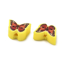 Печатные бусины из полимерной глины ручной работы CLAY-I016-03