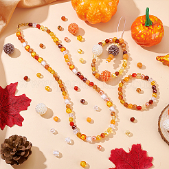 Наборы для самостоятельного изготовления бусин из акрила и АБС-пластика DIY-GA0007-74