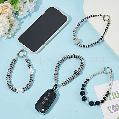 4 сумка 4 стиля стразы и бусины из АБС-пластика бусины мобильные ремни&nbsp;AJEW-AR0002-73