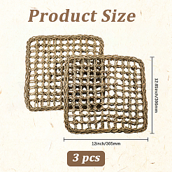 Соломенный коврик для животных&nbsp;AJEW-WH20060-14A