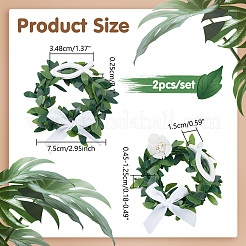 Венок из свечей из пвх&nbsp;AJEW-NB00003