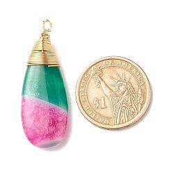 Подвески из натурального бразильского агата PALLOY-JF01243-01