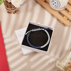 Плетеный браслет из нейлоновых нитей&nbsp;BJEW-SW00058-2