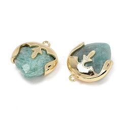 Граненые подвески из натурального амазонита&nbsp;G-K347-09G-04