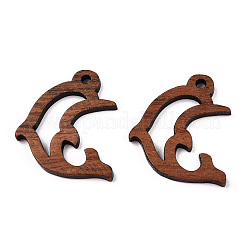 Подвески из натурального орехового дерева WOOD-T023-26