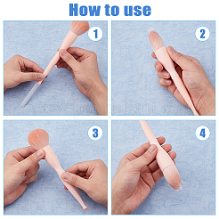 150 шт. 3 стиля PE защитный чехол для кистей для макияжа многоразовый расширяемый сетчатый чехол MRMJ-FH0001-42A