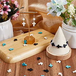 90шт 3 цвета синтетические бирюзовые бусины DIY-SC0022-92